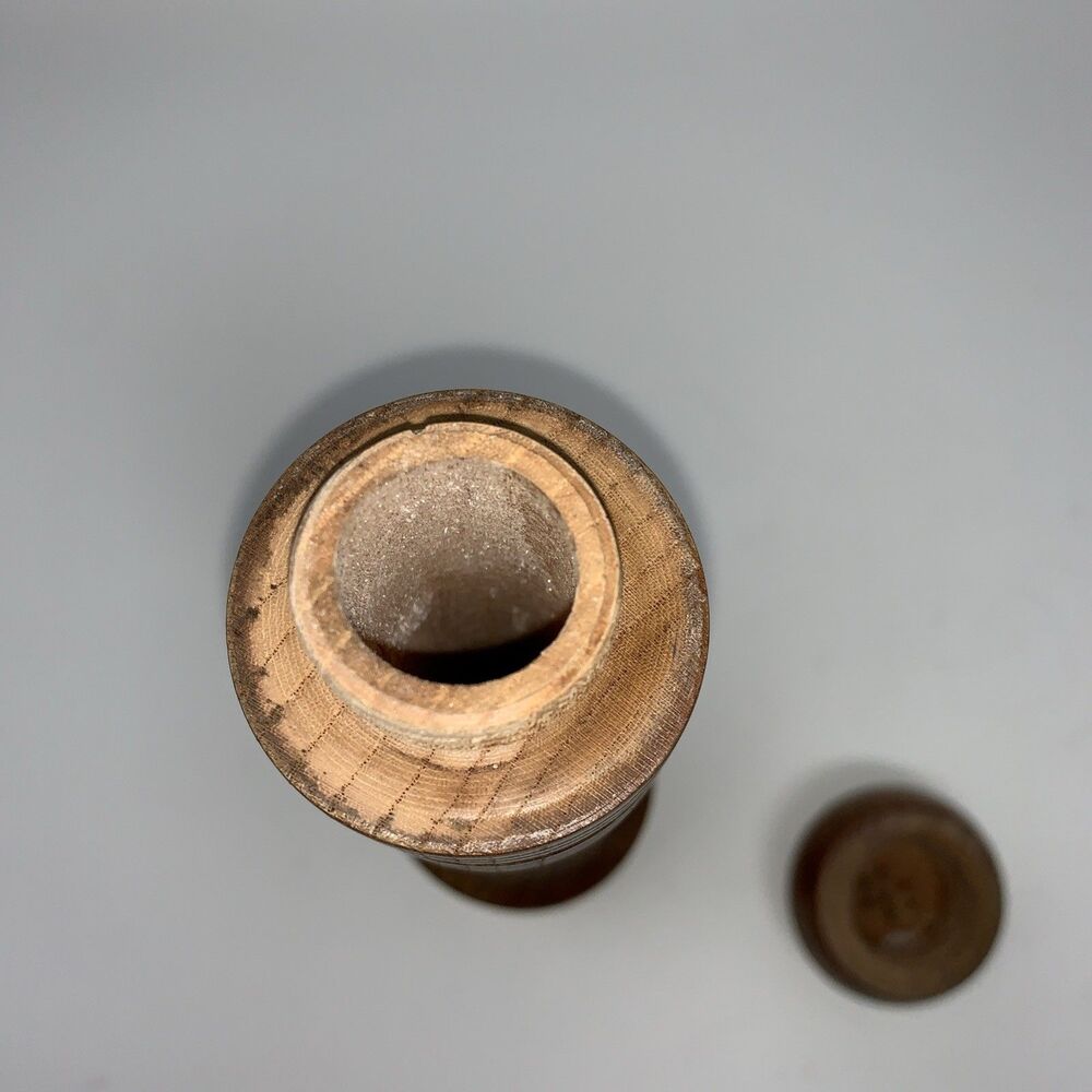 Vintage Wood Salt Shaker-Screw Top-10.25" tall-Japan Mcm - Picture 6 of 8